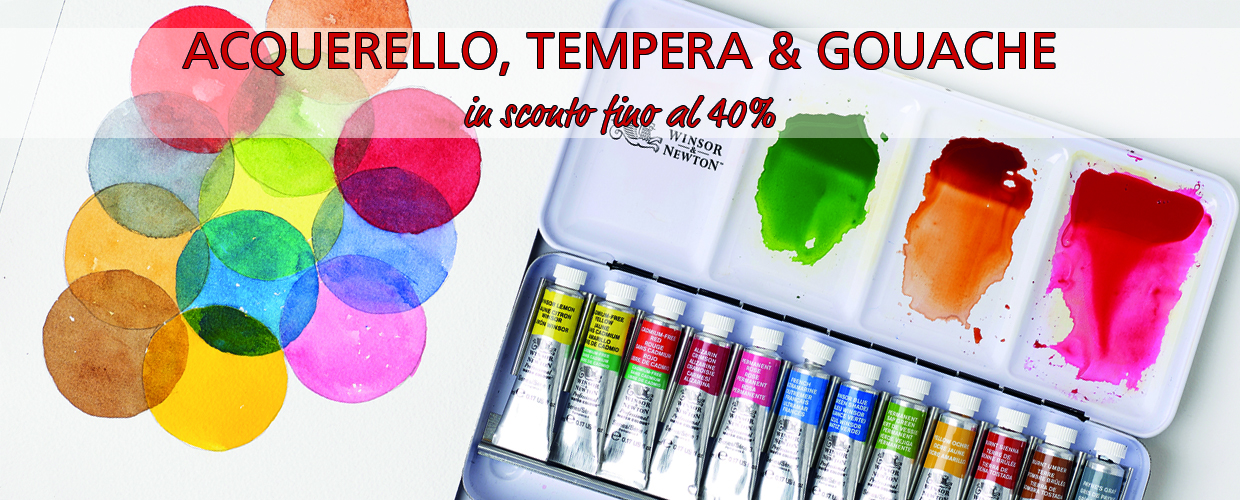 Acquerello tempera e gouache